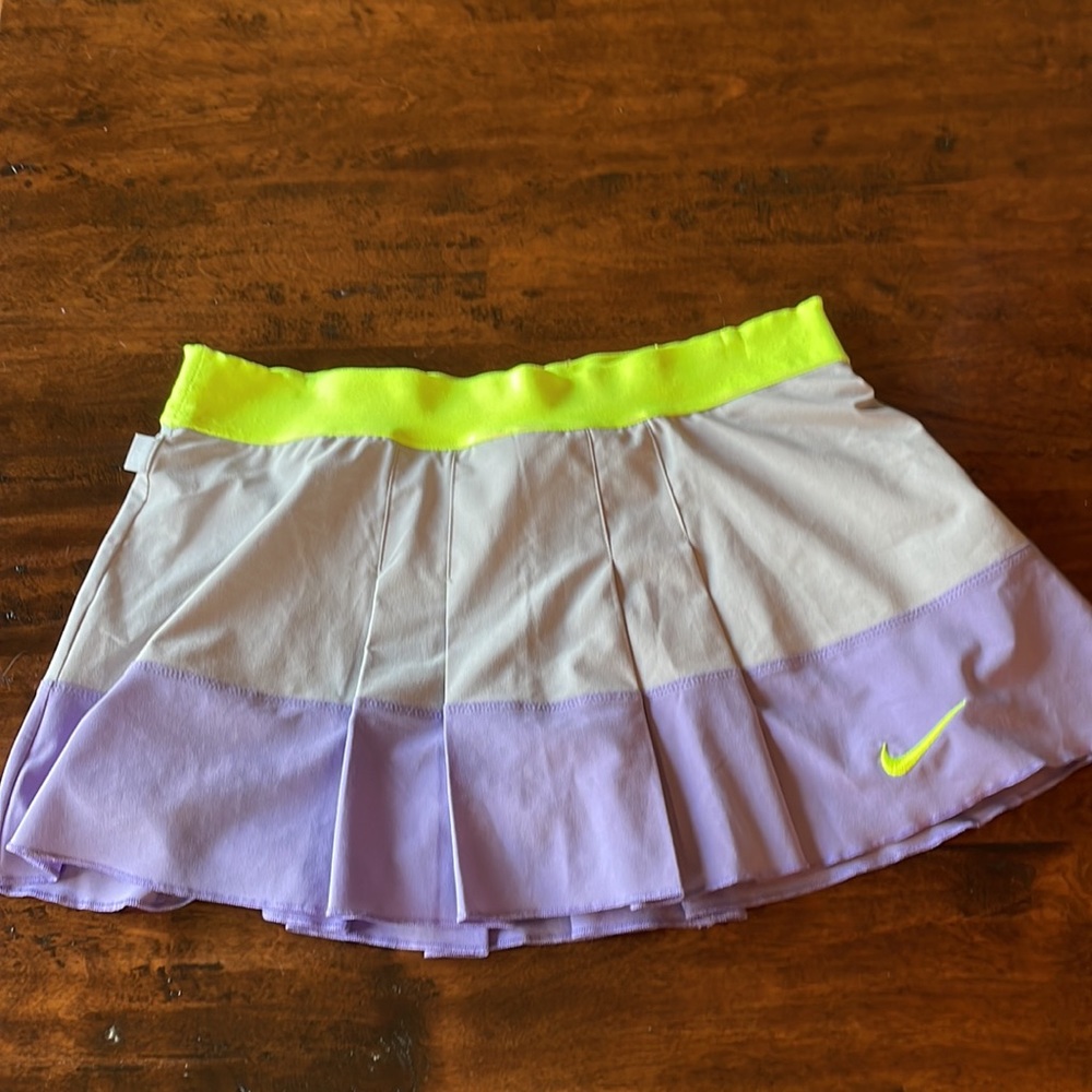 Ladies tennis skirt with built in shorts
